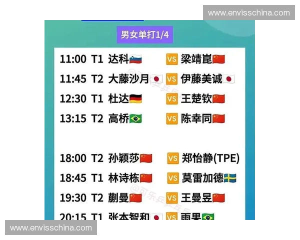2017年世界乒乓球锦标赛完整赛程安排与赛事亮点解析